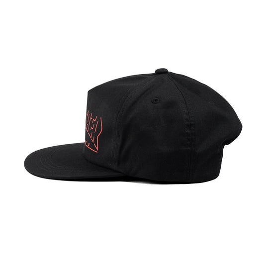 THRASHER SHADOW MAG SNAPBACK BLACK
