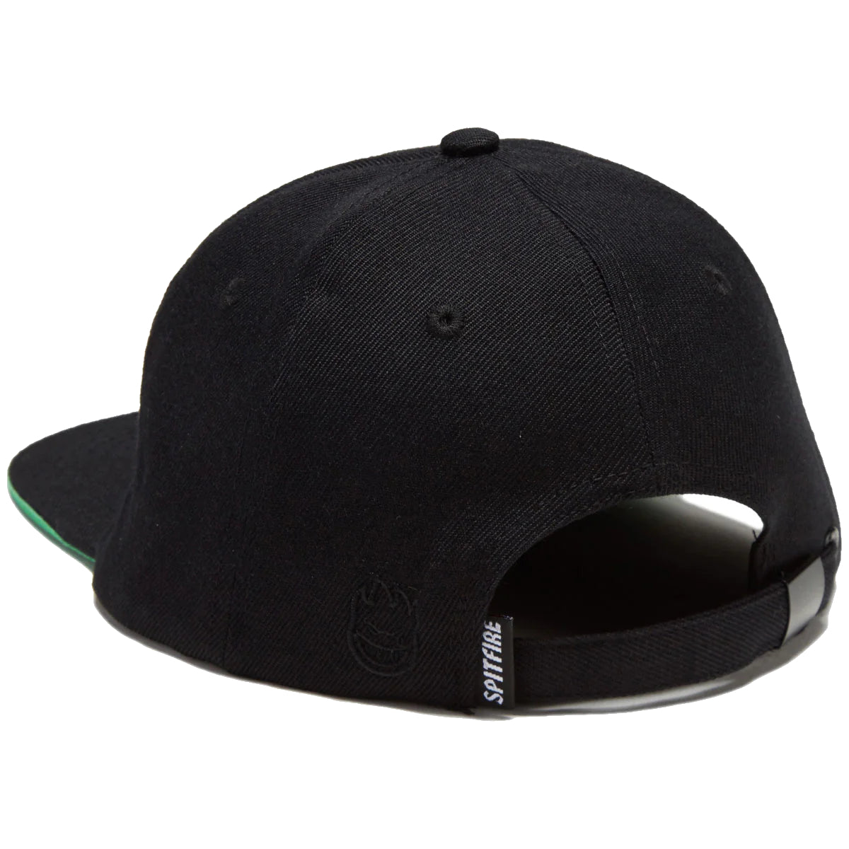 SPITFIRE SPITBALL SWIRL STRAPBACK BLACK