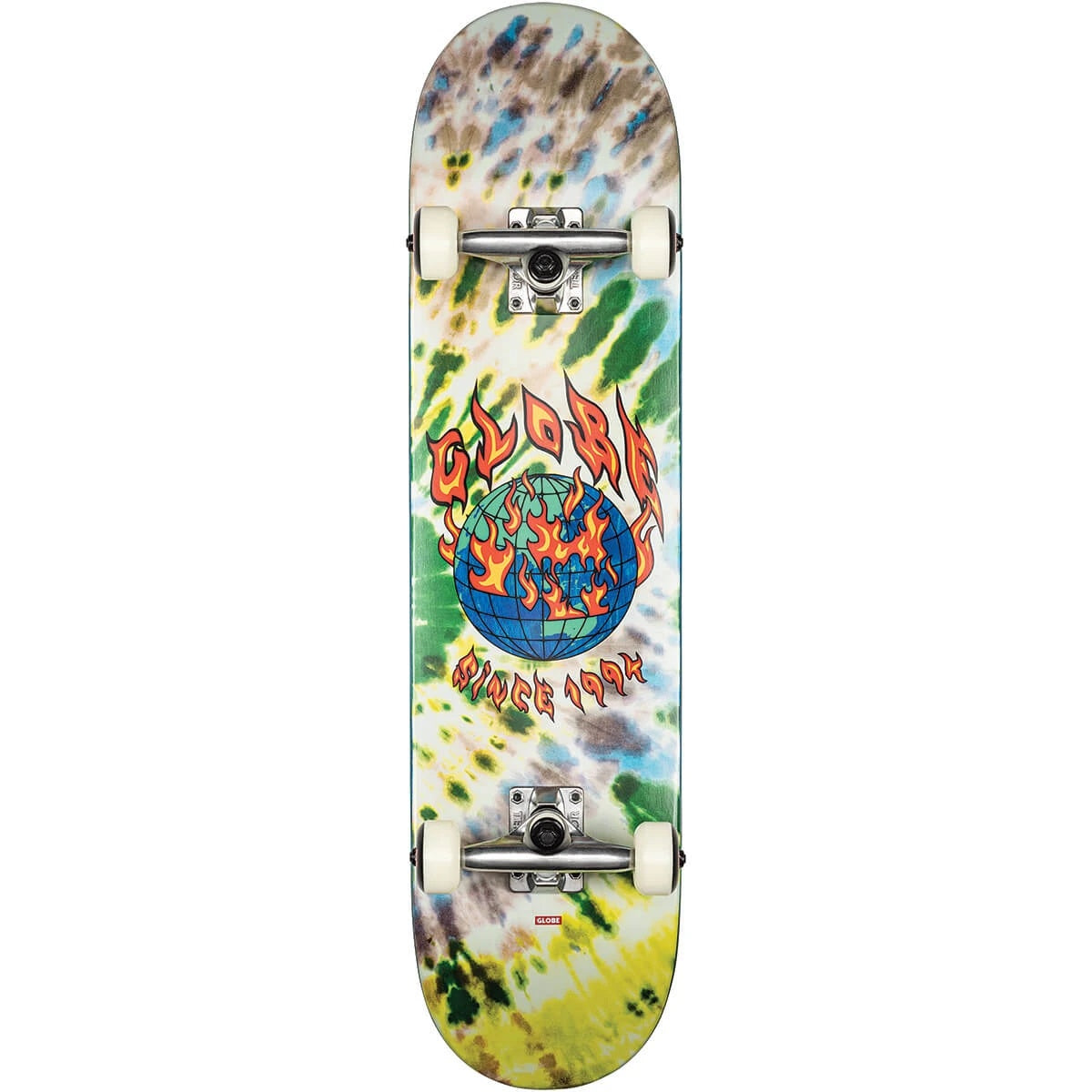GLOBE ABLAZE TIE DYE COMPLETE 7.75