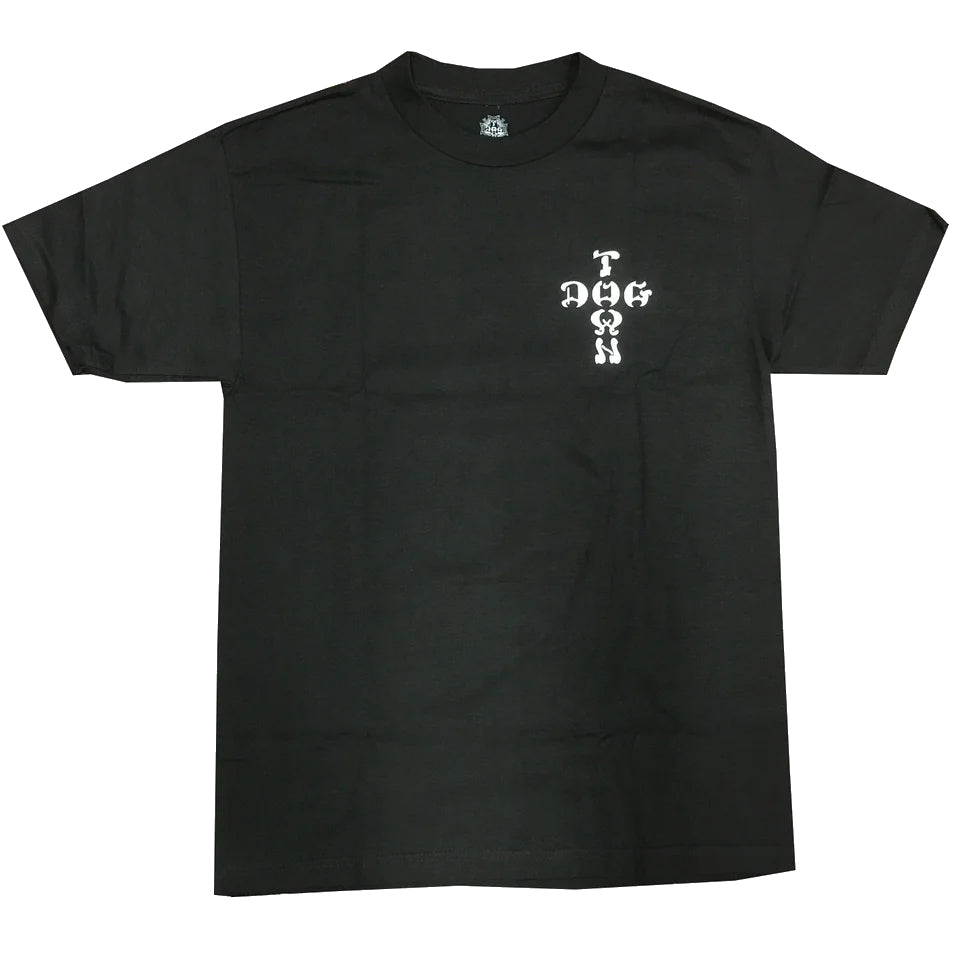 DOGTOWN CROSS LOGO T-SHIRT RED/BLUE