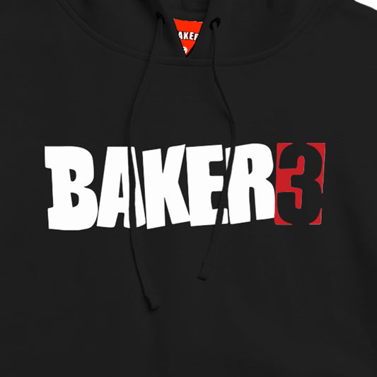BAKER 3 HOODED SWEATER BLACK