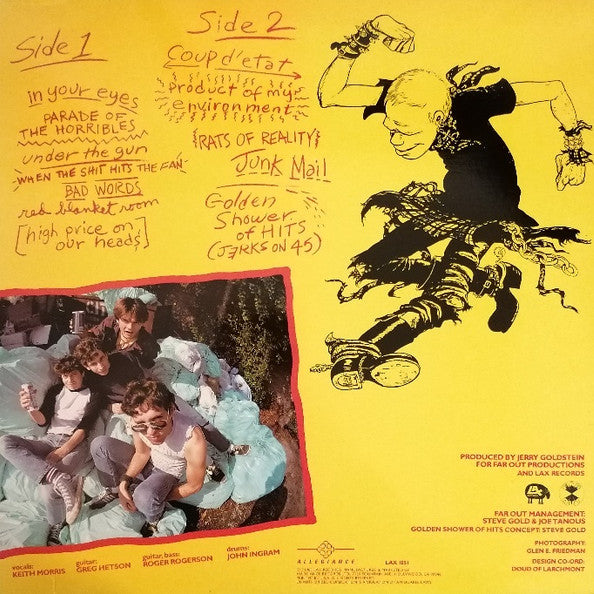 Circle Jerks – Golden Shower Of Hits 2nd Hand Allegiance Press w/Original Insert