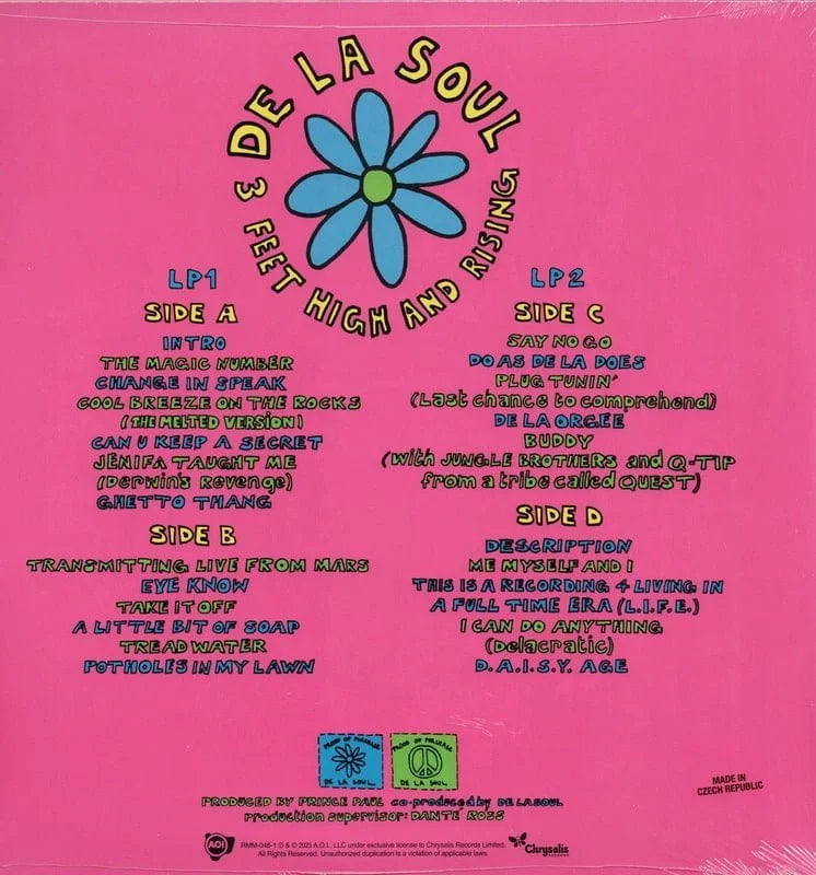 De La Soul-3 Feet High And Rising -Colored-