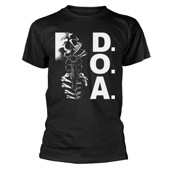 D.O.A. TALK MINUS ACTION T-SHIRT BLACK