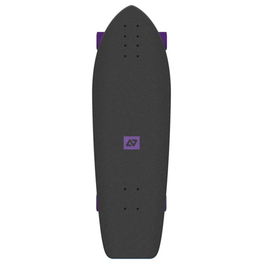 HYDROPONIC SQUARE CONCRETE PURPLE 33" CRUISER COMPLETE