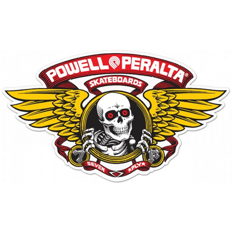 POWELL PERALTA WINGED RIPPER STICKER 12.7 CM
