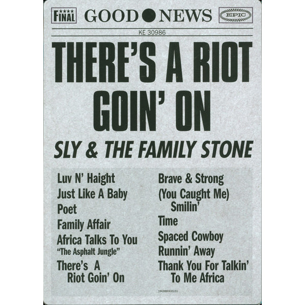 Sly & The Family Stone-There's A Riot Goin' On -Gatefold-