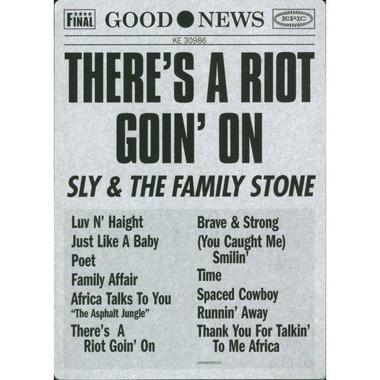Sly & The Family Stone-There's A Riot Goin' On -Gatefold-
