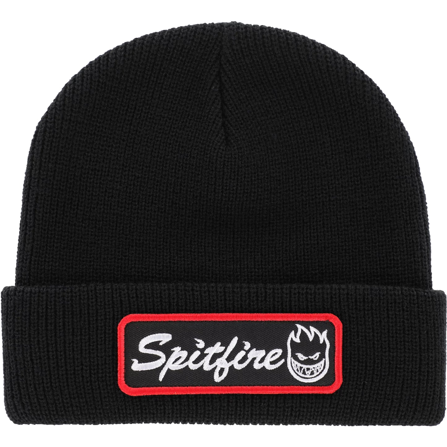 SPITFIRE COURIER PATCH CUFF BEANIE BLACK