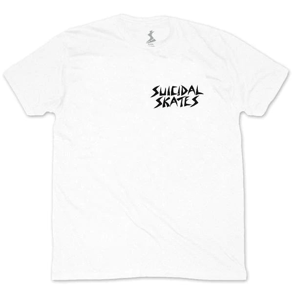 DOGTOWN SUICIDAL POOL SKATER T-SHIRT WHITE