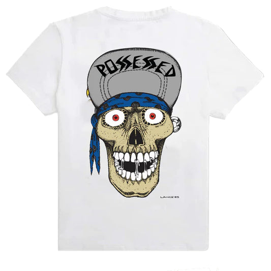 SUICIDAL SKATES PUNK SKULL T-SHIRT WHITE