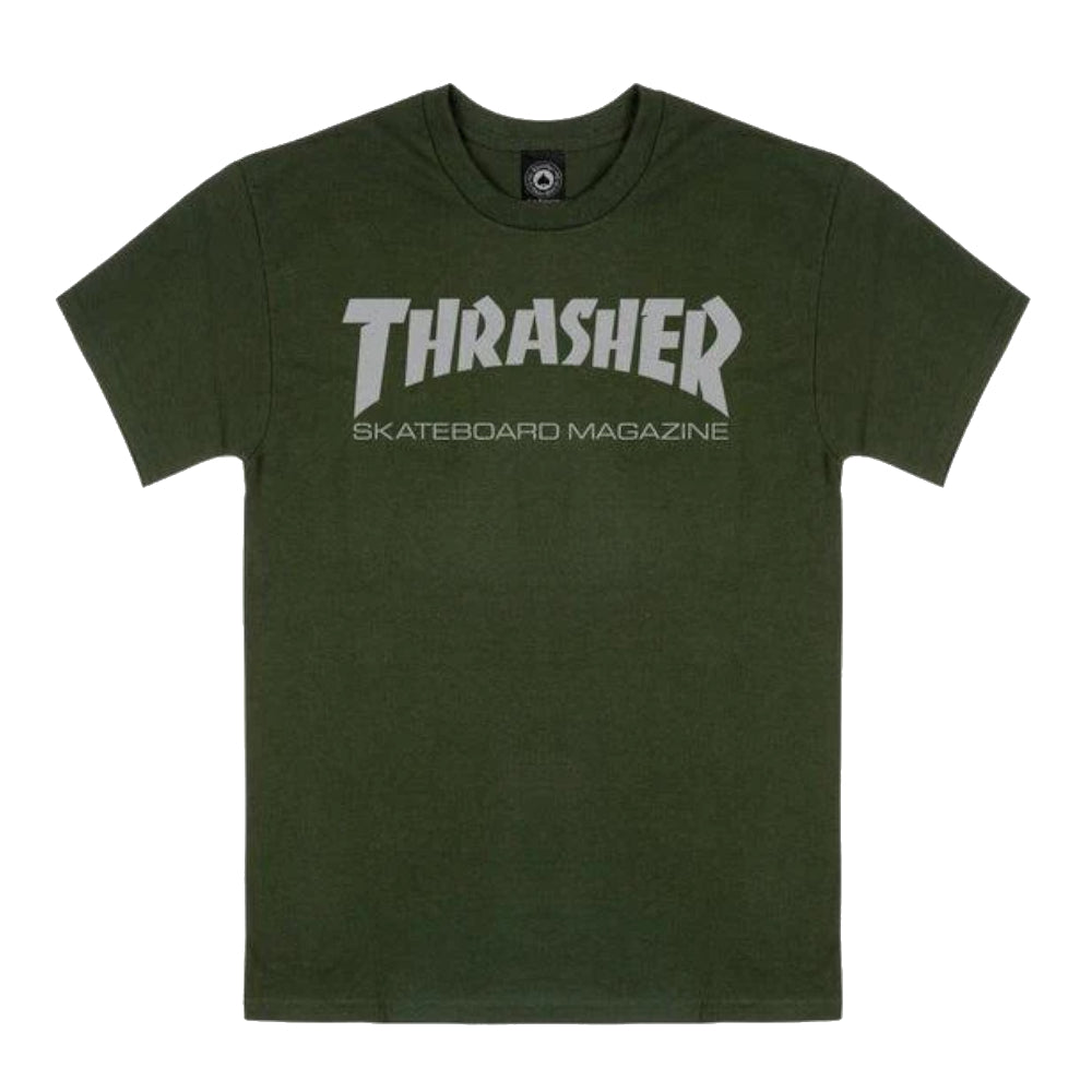 THRASHER SKATE MAG T-SHIRT GREEN