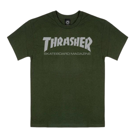 THRASHER SKATE MAG T-SHIRT GREEN