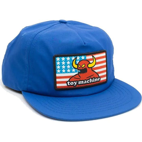 TOY MACHINE AMERICAN MONSTER UNSTRUCTURED CAP BLUE