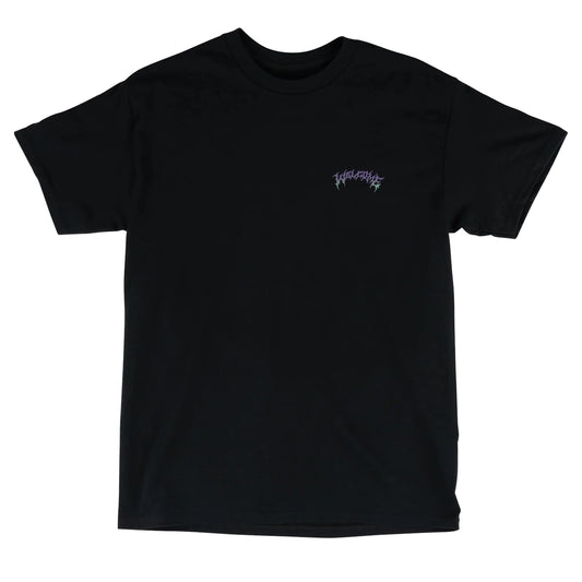 WELCOME GRADIENT BARB T-SHIRT BLACK