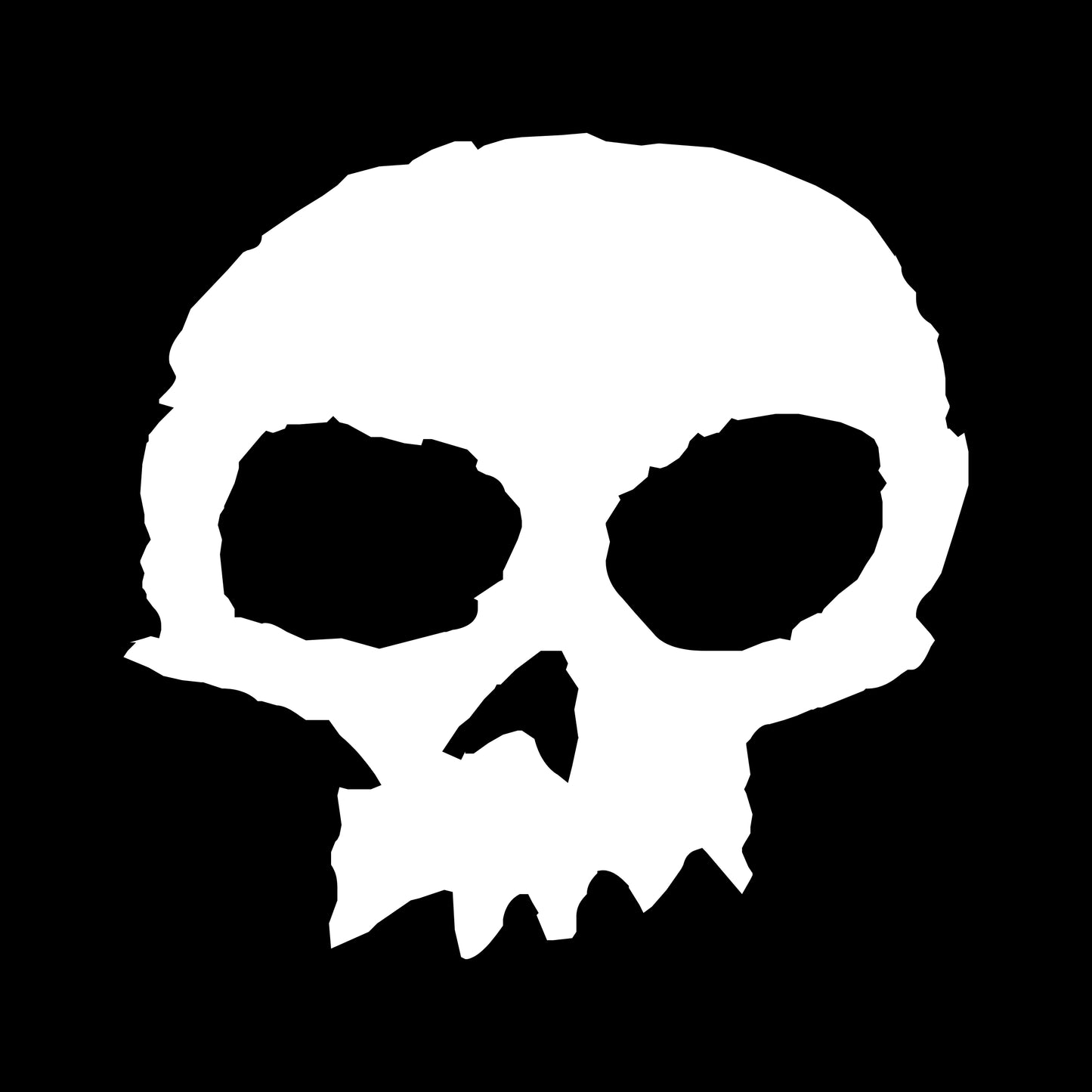 ZERO GLOW IN THE DARK SINGLE SKULL 8.5