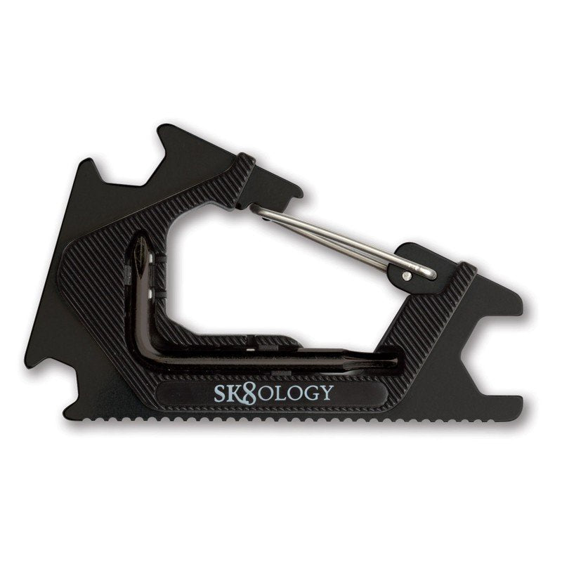 SK8OLOGY CARABINER TOOL BLACK/BLACK 2.0