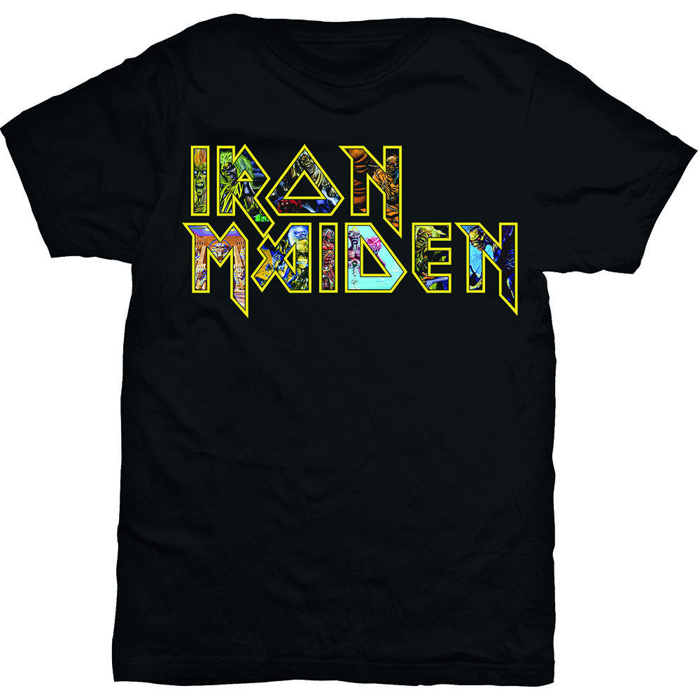 IRON MAIDEN EDDIE LOGO T-SHIRT BLACK - Skateboards Amsterdam