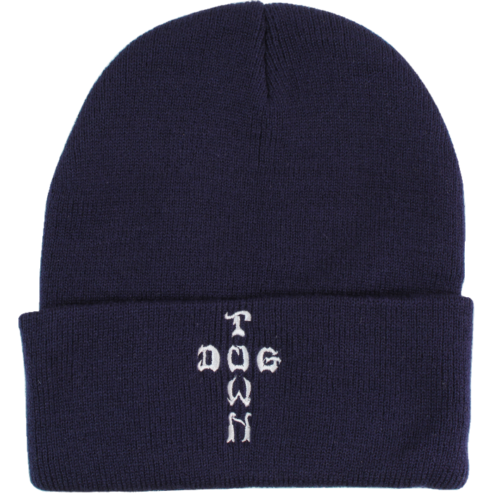 DOGTOWN CROSS LETTERS BEANIE NAVY