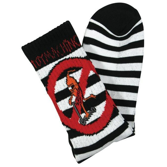TOY MACHINE NO SCOOTER SOCK STRIPED - Skateboards Amsterdam