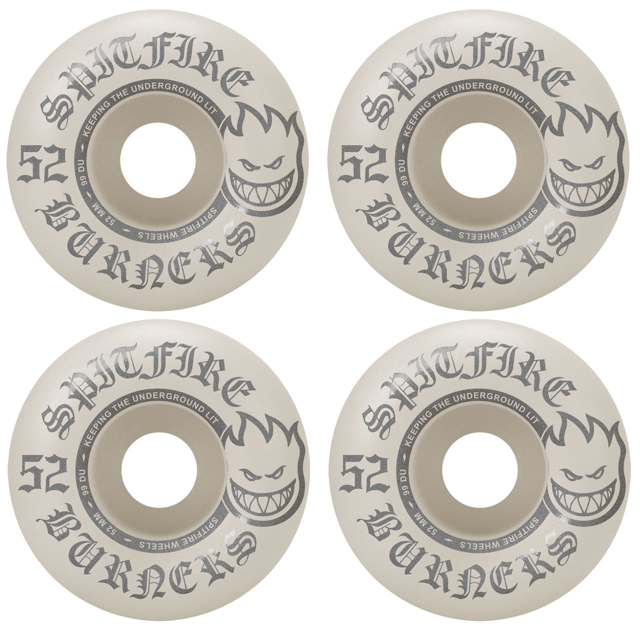 SPITFIRE BURNER SILVER 99A 52MM