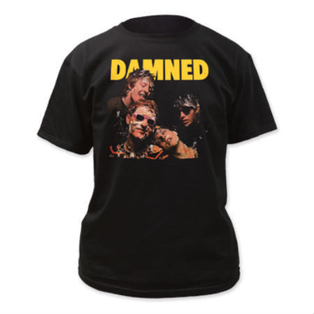 DAMNED DAMNED DAMNED DAMNED T-SHIRT BLACK - Skateboards Amsterdam