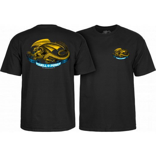 POWELL PERALTA OVAL DRAGON T-SHIRT BLACK