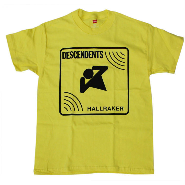 DESCENDENTS HALLRAKER T-SHIRT YELLOW - Skateboards Amsterdam