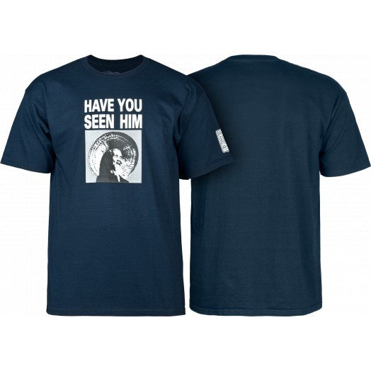 POWELL PERALTA HAVE YOU SEEN HIM T-SHIRT NAVY