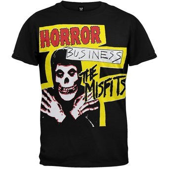 MISFITS HORROR BUSINESS T-SHIRT BLACK - Skateboards Amsterdam