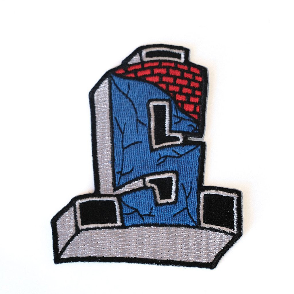 SUICIDAL EMBROIDERED PATCH CROSS LOGO COLOR