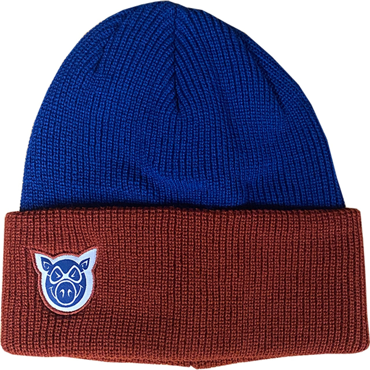 PIG HEAD DOCK BEANIE BLUE