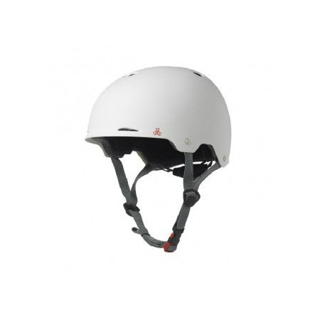TRIPLE EIGHT GOTHAM DUAL CERTIFIED HELMET W/EPS LINER MATTE WHITE - Skateboards Amsterdam