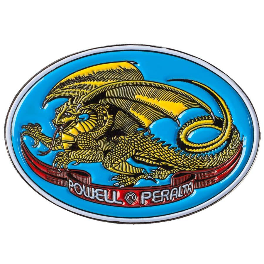 POWELL PERALTA OVAL DRAGON LAPEL PIN
