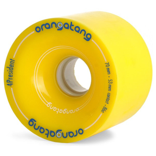 ORANGATANG 4PRESIDENT YELLOW 70 MM - Skateboards Amsterdam - 2