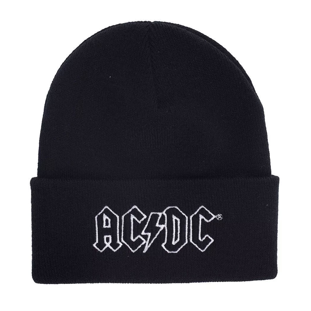 AC/DC LOGO BEANIE BLACK