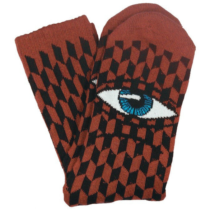 TOY MACHINE HERRING SOCK RUST - Skateboards Amsterdam