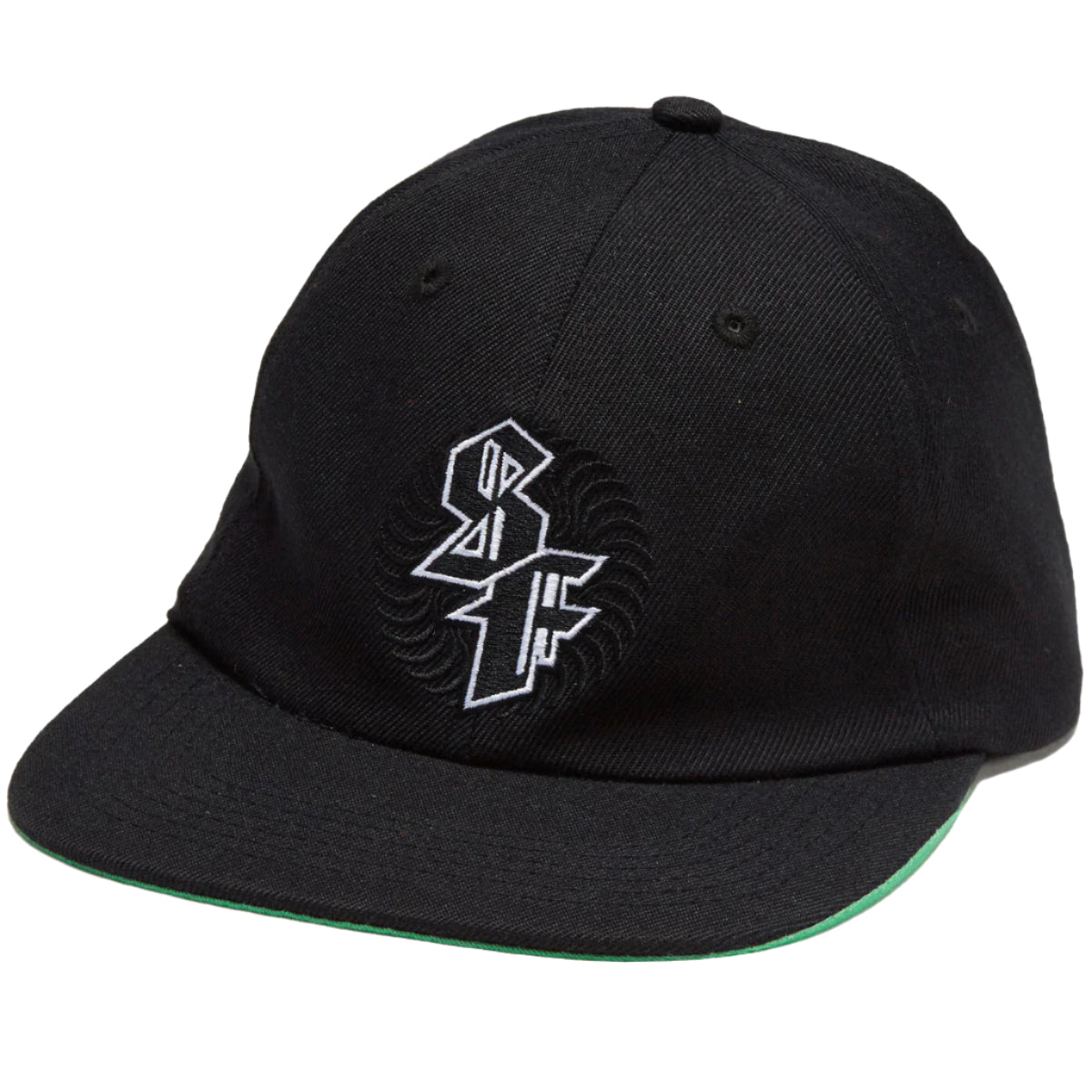 SPITFIRE SPITBALL SWIRL STRAPBACK BLACK