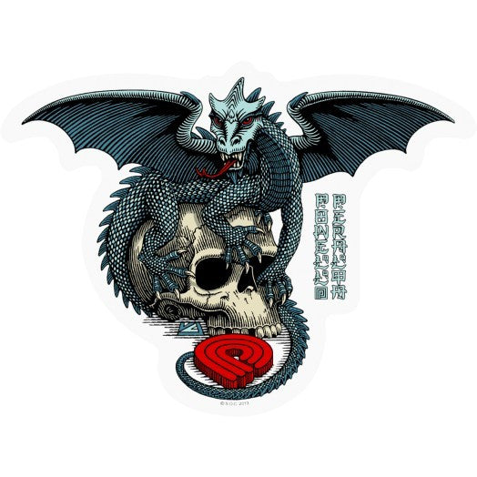 POWELL PERALTA DRAGON SKULL STICKER