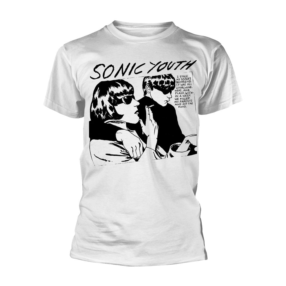 SONIC YOUTH GOO ALBUM COVER T-SHIRT WHITE