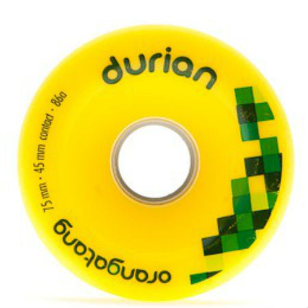 ORANGATANG DURIAN YELLOW 75MM 83A - Skateboards Amsterdam