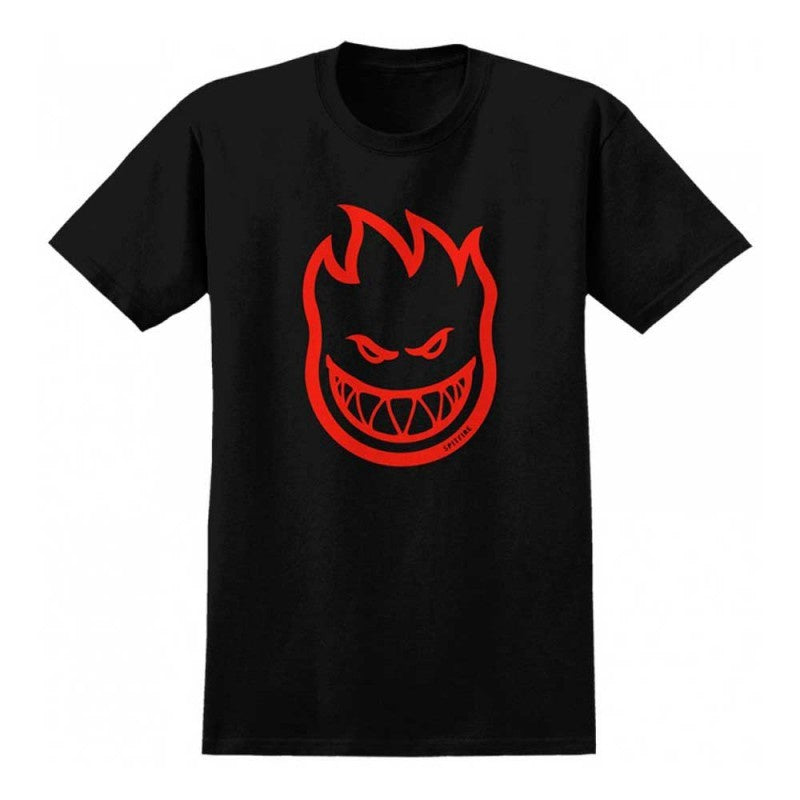 SPITFIRE BIGHEAD T-SHIRT BLACK/RED