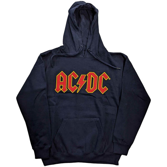 AC/DC LOGO HOODED SWEATSHIRT NAVY