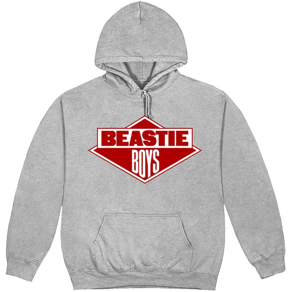 BEASTIE BOYS DIAMOND LOGO HOODED SWEATER GREY