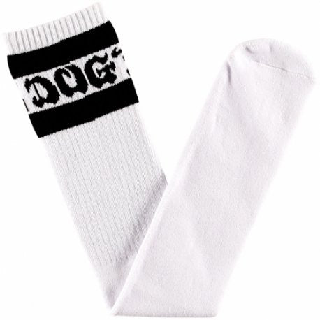 DOGTOWN TUBE SOCKS WHITE/BLACK