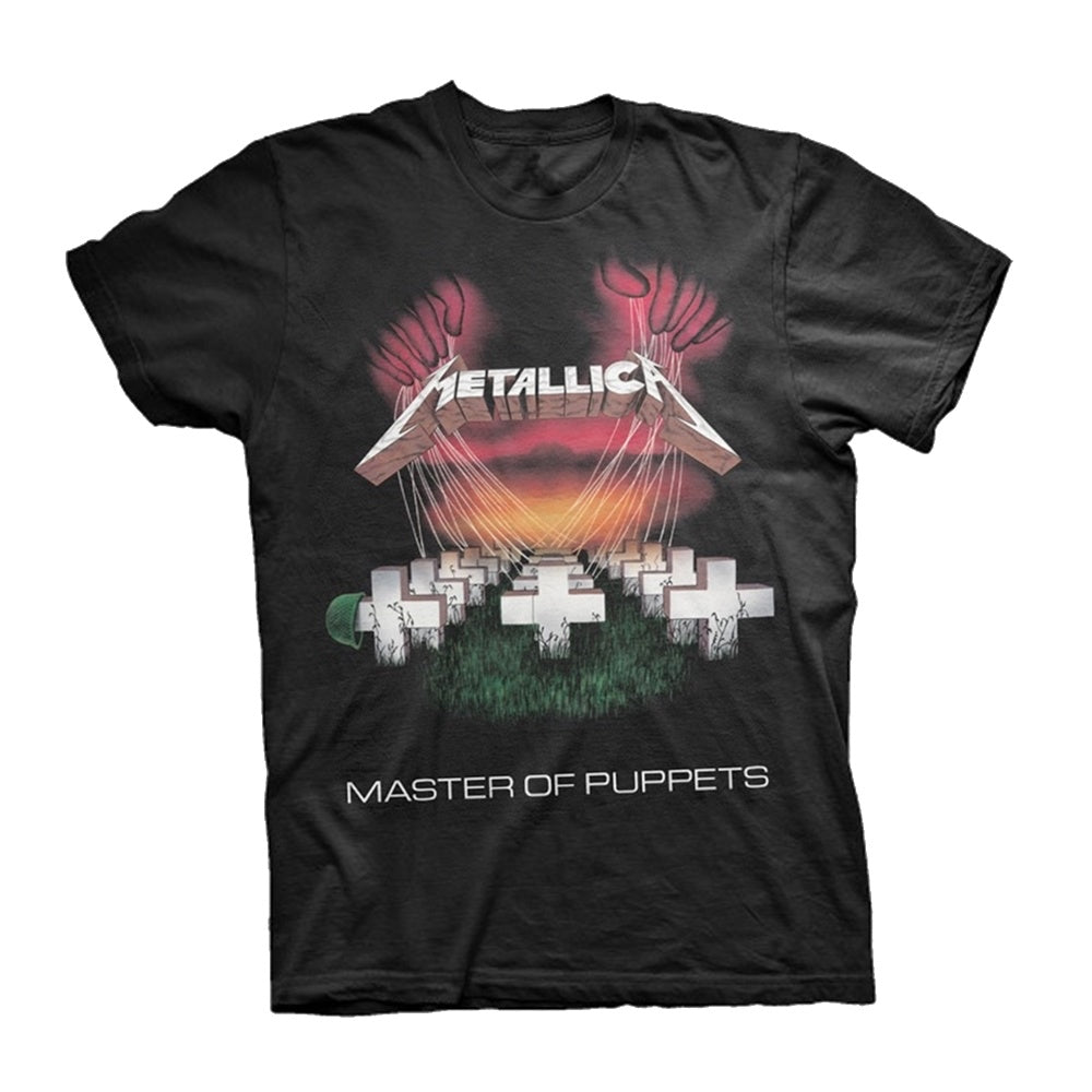 METALLICA MASTER OF PUPPETS EUROPEAN TOUR T-SHIRT BLACK