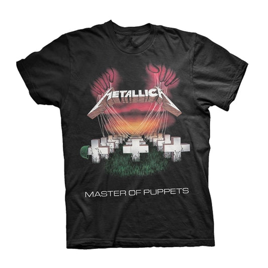 METALLICA MASTER OF PUPPETS EUROPEAN TOUR T-SHIRT BLACK