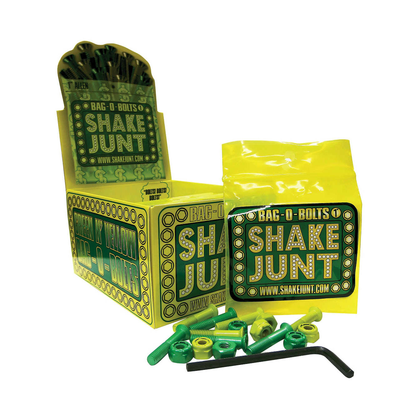 SHAKE JUNT ALL GREEN/YELLOW 1 INCH ALLEN