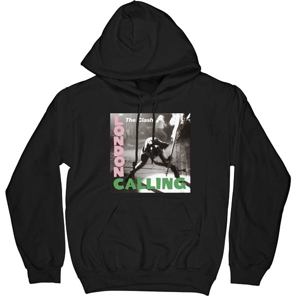 CLASH LONDON CALLING HOODED SWEATER BLACK