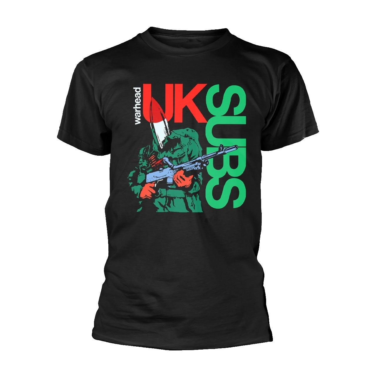 UK SUBS WARHEAD T-SHIRT BLACK
